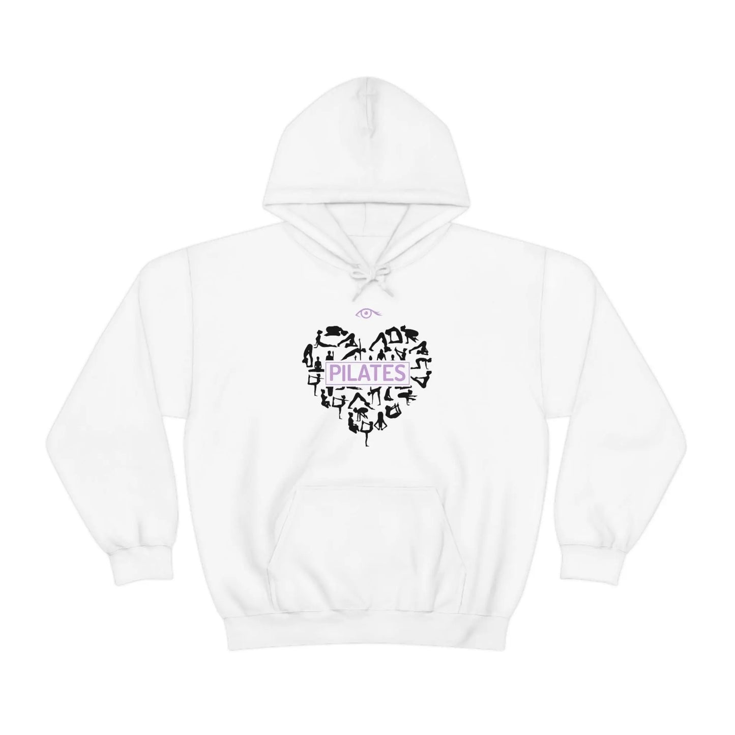 I Love Pilates Sweatshirt (White) Printify