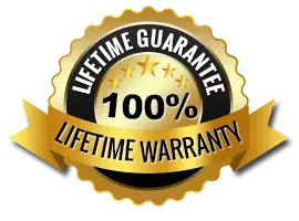 Lifetime Warranty Sticker | Lifetime Warranty Logo | Stretched Fusion
