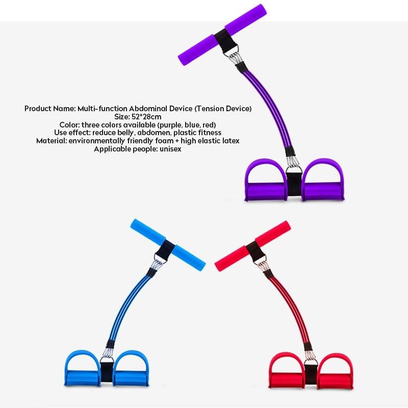 Foot Pedal Resistance Band | Resistance Exerciser | Stretched Fusion