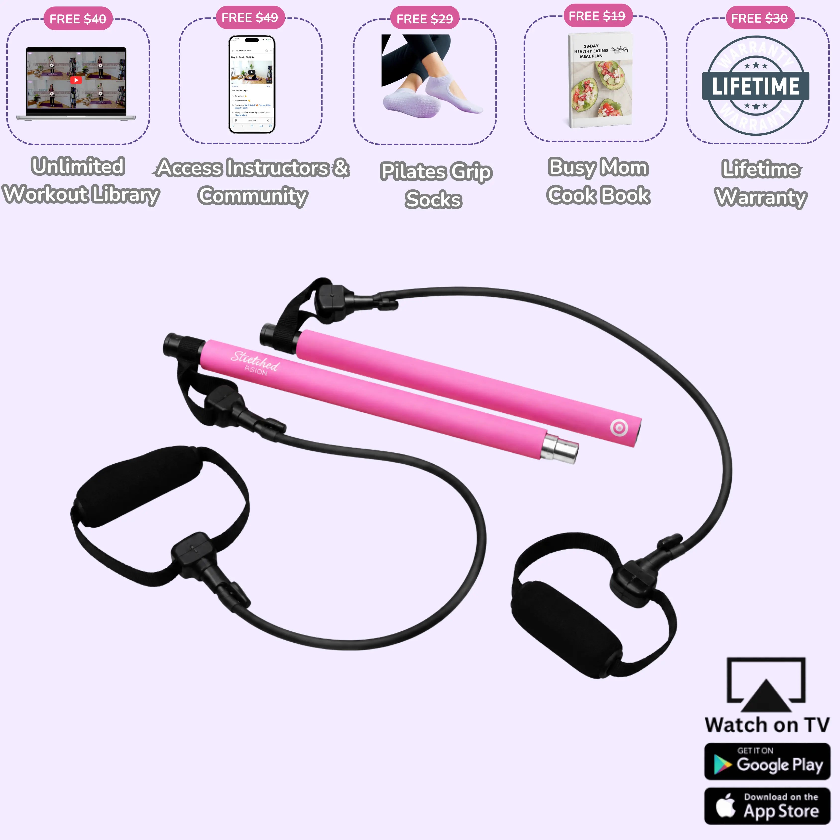 Multi-Functional Pilates Bar