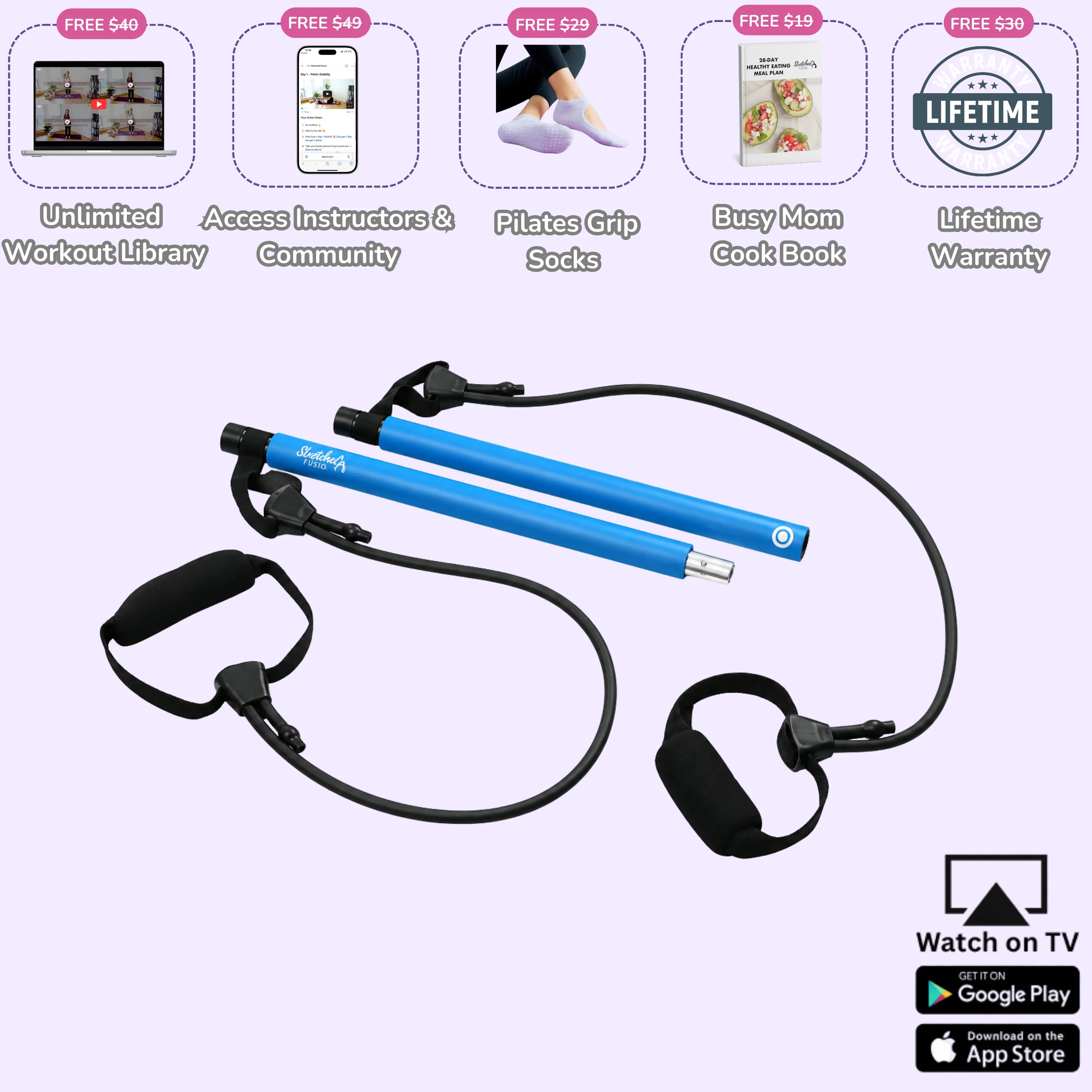 Multi-Functional Pilates Bar