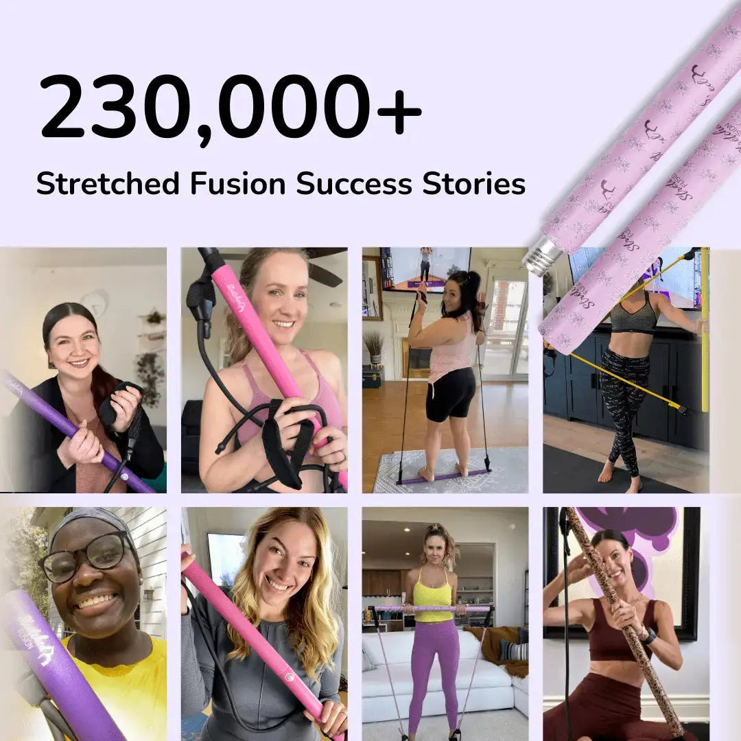 Multi-Functional Pilates Bar Stretched Fusion