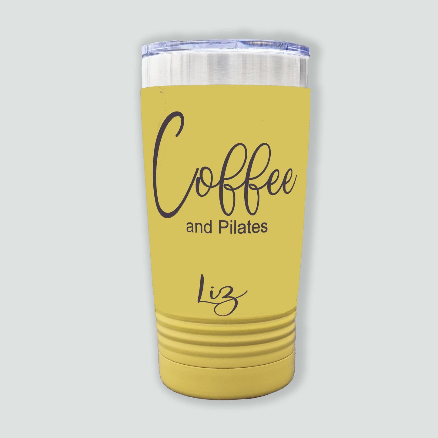 Coffee And Pilates - Personalized Tumbler