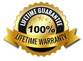 Lifetime Warranty Sticker | Lifetime Warranty Logo | Stretched Fusion