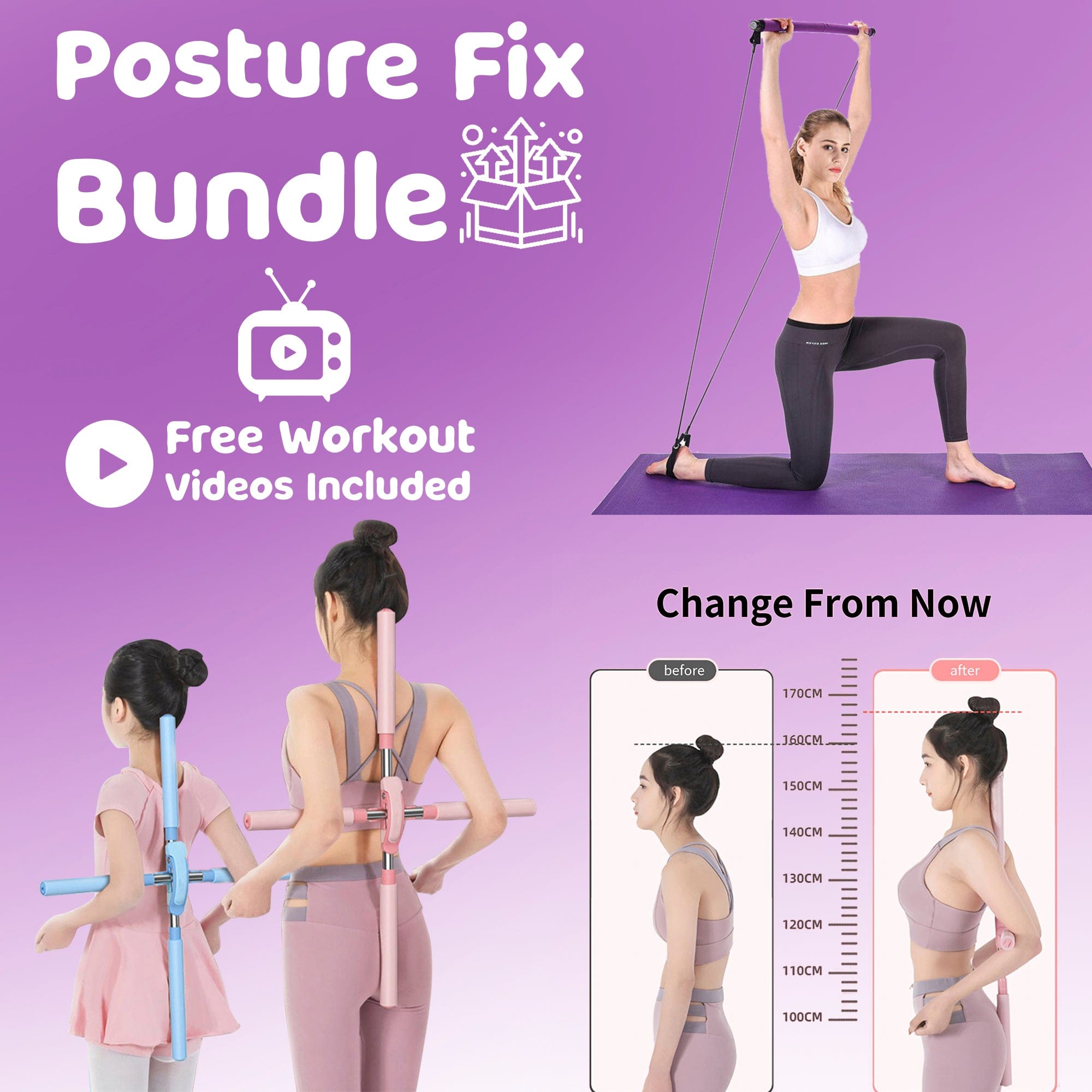 Posture Brace - Hunchback Posture Corrector - Stretched Fusion