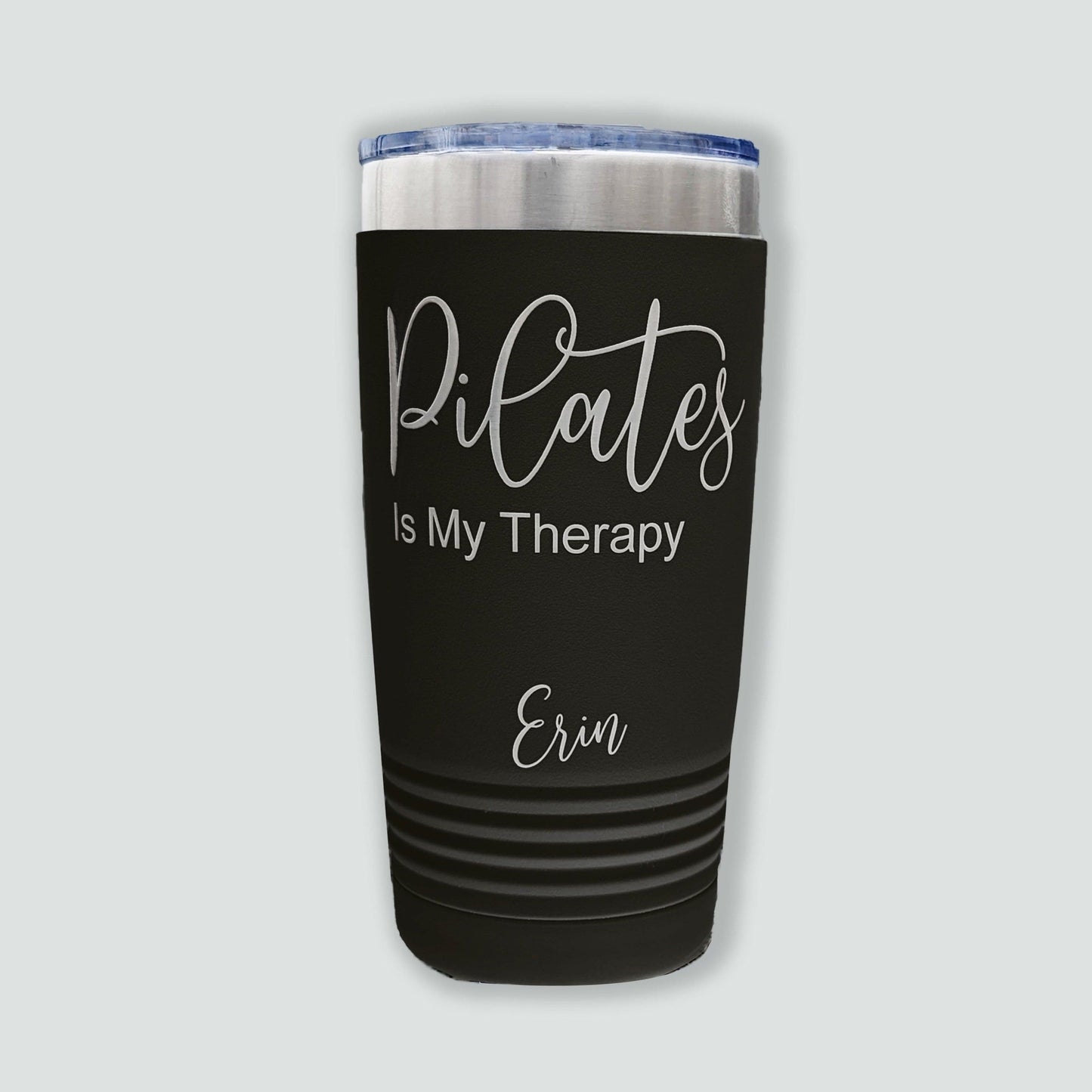 Pilates Is My Therapy - Personalized Tumbler