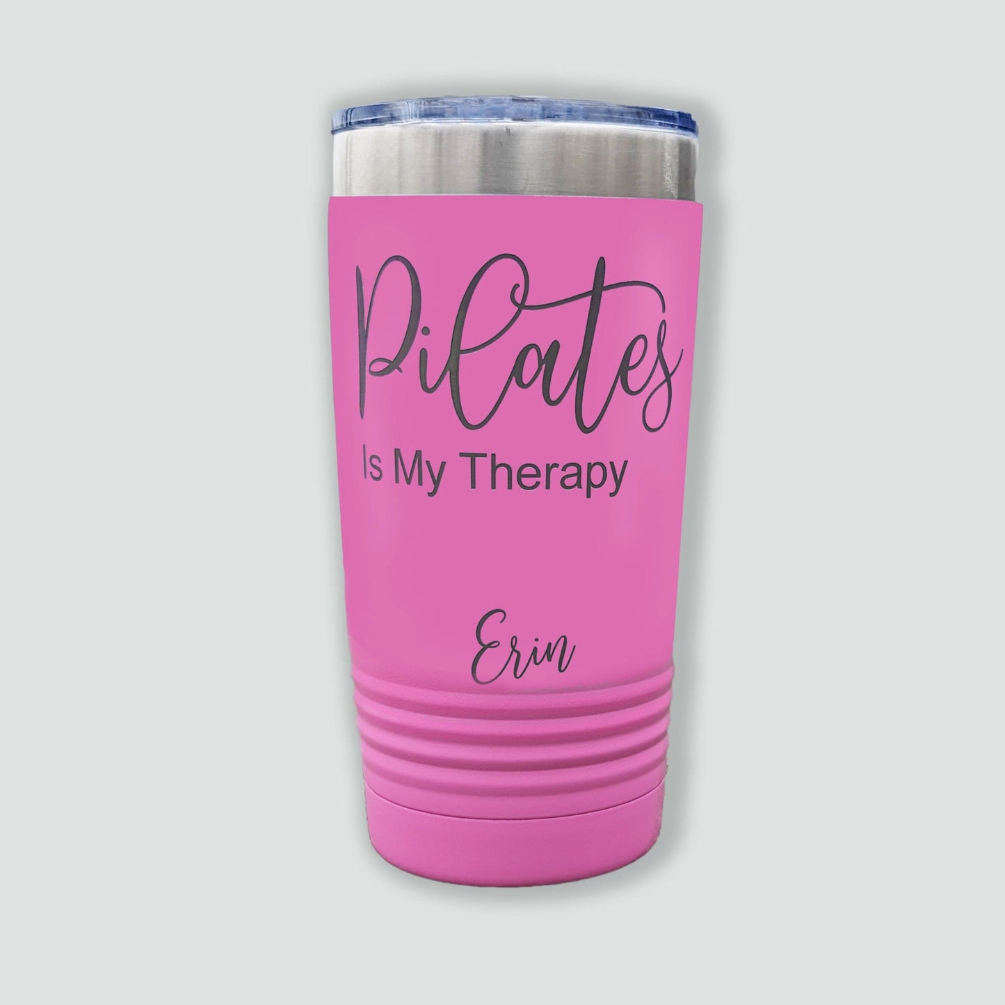 Pilates Is My Therapy - Personalized Tumbler